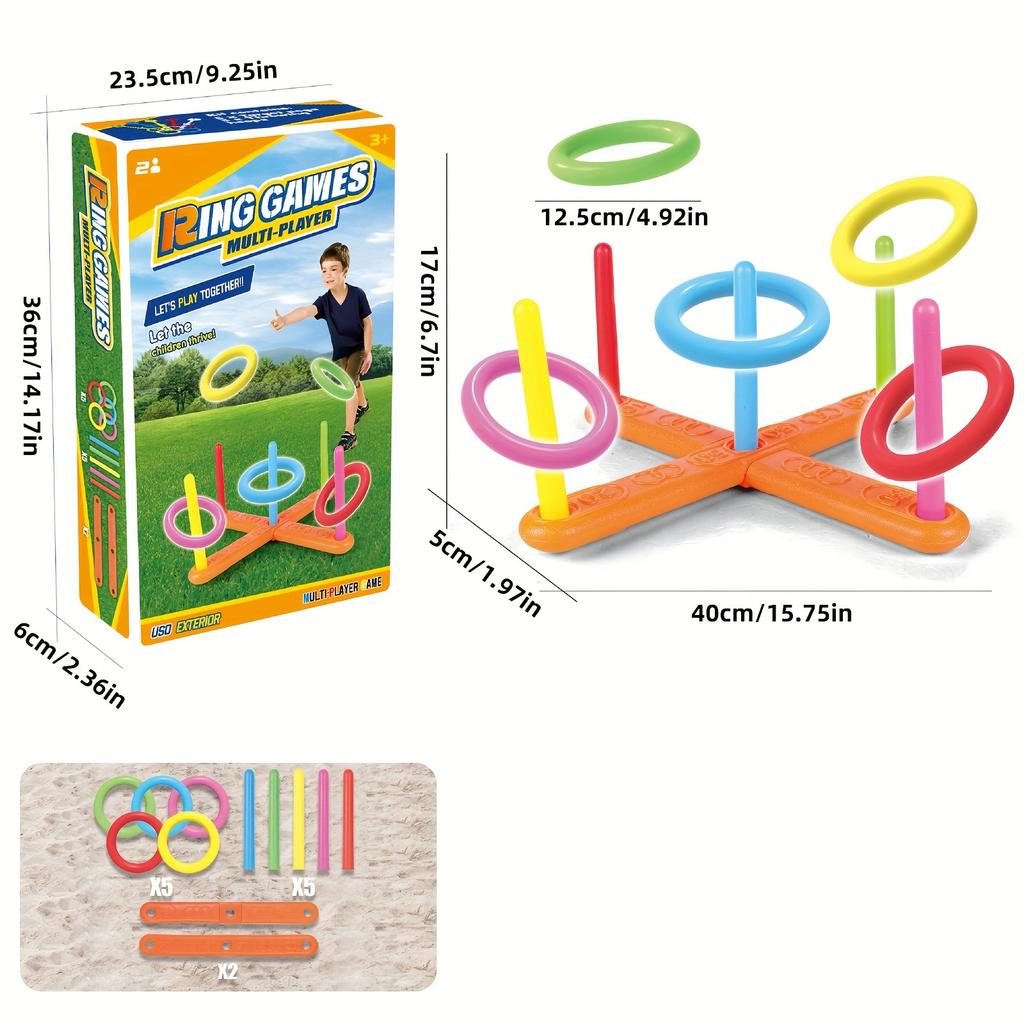 Throwing Ring Toys Interactive Ring Throwing Early Education Games Sports And Fitness Fun Stacking Ring Games