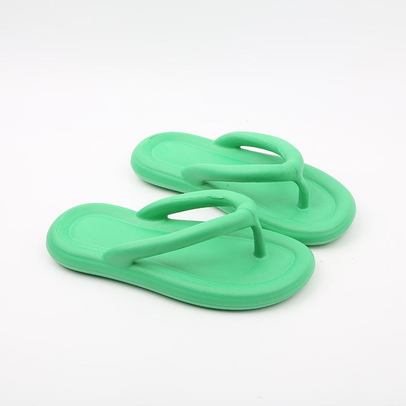 Женские шлепанцы вьетнамки плоские легкие удобные ЭВА дышащие праздничный стиль пляжные для душа летние 5 цветов 36-41