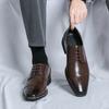 Мода Классика Италия Острый Носок Кожаная Обувь Мужская Роскошные Оксфорды Деловая Формальная 2025 Мужская Обувь Ботинки Платье Мужская Черная Свадебная Обувь