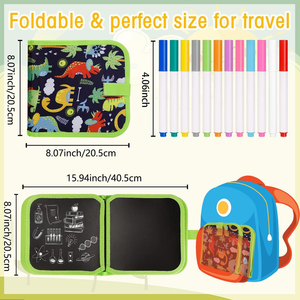 Стираемая доска для рисования, волшебная книга Монтессори, игрушки для рисования водой с ручкой, многоразовая книга для рисования, игрушки для раннего образования