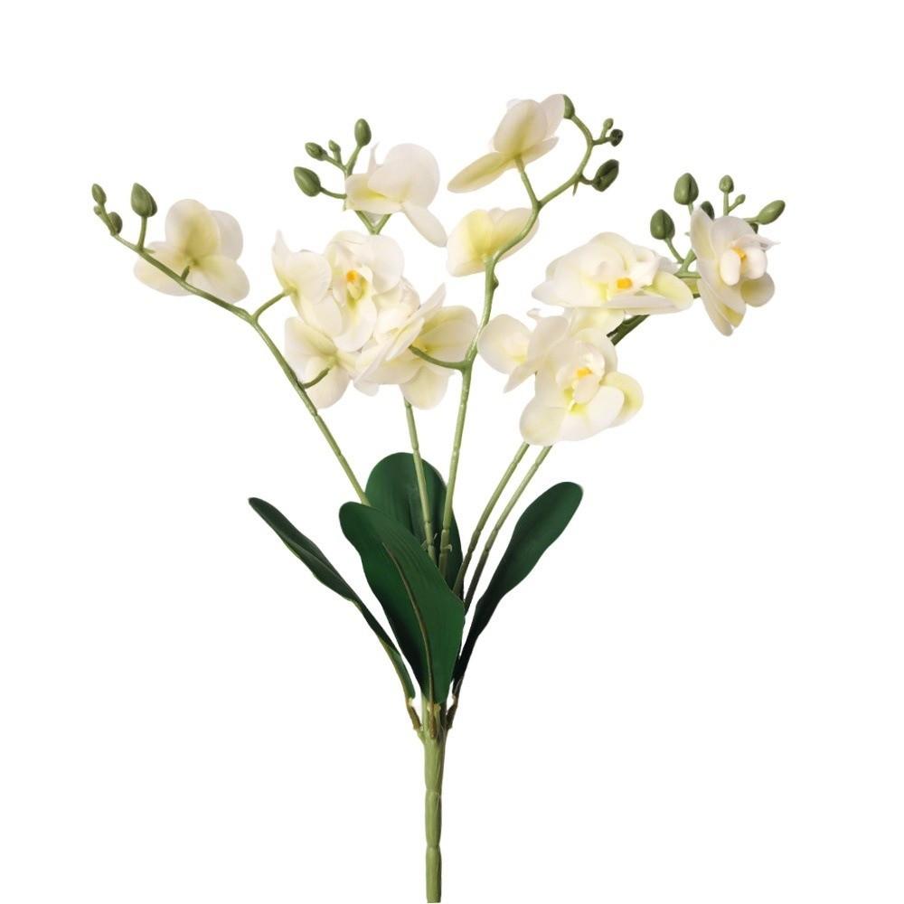 15 Heads Artificial Phalaenopsis Bouquet Photography Props Wedding Fake Flower Wedding Decoration
