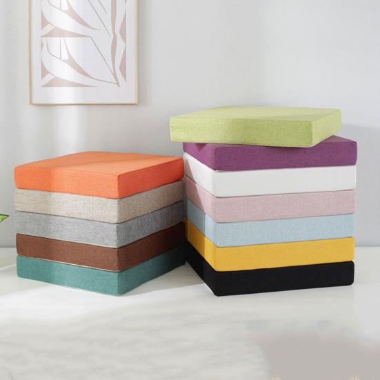 Водонепроницаемая подушка для сиденья с противоскользящей резиновой спинкой, застежкой-молнией, дизайном, высотой, комфортом, поддержкой, разноцветным ковриком для стула, патио, гостиной, кухни