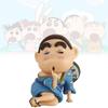 Adorable Crayon Shin-chan Figurine In Kimono Pvc Anime Car Dashboard Decoration