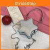 Solid Color Fashionable Star Shaped Glossy Children Casual Shoulder Bag Chain