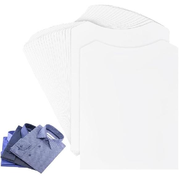 BENECREAT 20 шт. Белые картонные вставки для рубашек, 13,4x10,2 дюйма, Складная подкладка-сгиб для DIY упаковочных вставок, Организация одежды, 0,5 мм толщиной