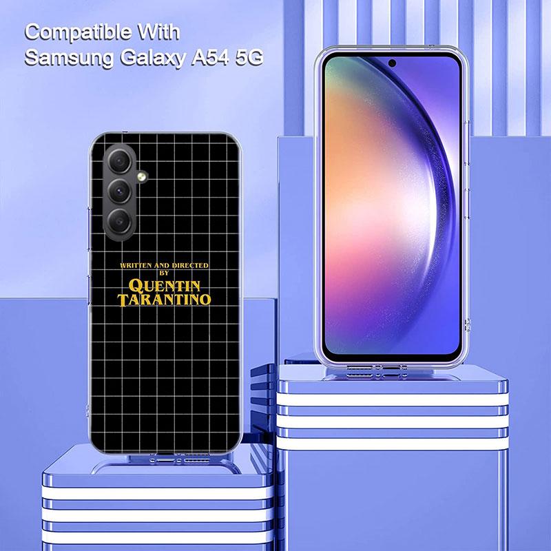 Чехол для телефона "Написано и снято Квентином Тарантино" для Samsung A16 A26 A36 A56 A17 A37 A57 A07 A06 A02S A03 A04S A05S Galaxy N