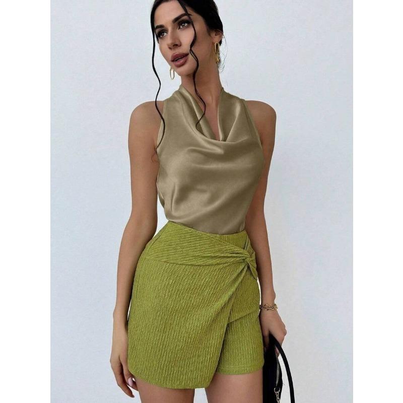 Женская летняя мода новый сексуальный топ без рукавов