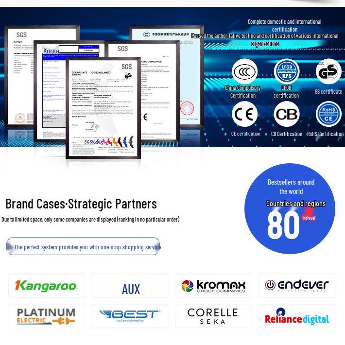 Европейский стандарт 2 л Электрический чайник из нержавеющей стали, Защита от ожогов, Сертифицирован 304.