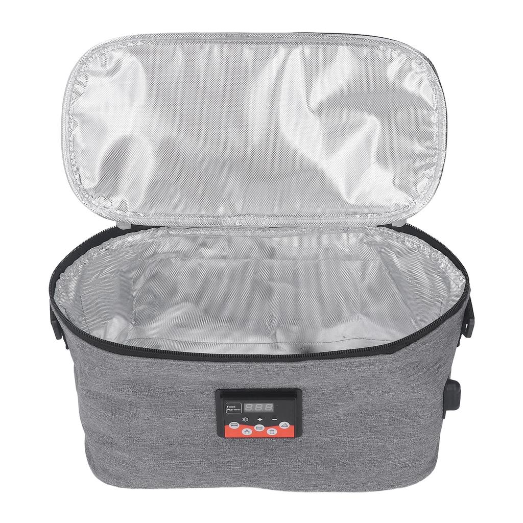 Car Warmer Bag 30W Heating Bag 8L Adjustable Temperature Display with Handle Portable Food Warmer