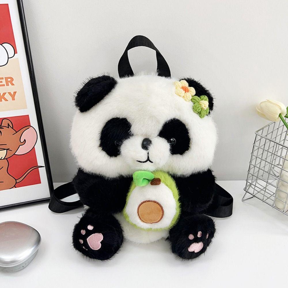 Collection Shoulders Dual Use Knapsack PP Cotton Animal Doll Plush Schoolbag Kids Playing Supplies