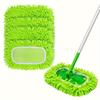 4pcs Washable Microfiber Mop Pads, Reusable Cleaning Cloths, Super Absorbent Woven Fabric Mop Replacement Pads, Suitable for Both Dry and Wet Use