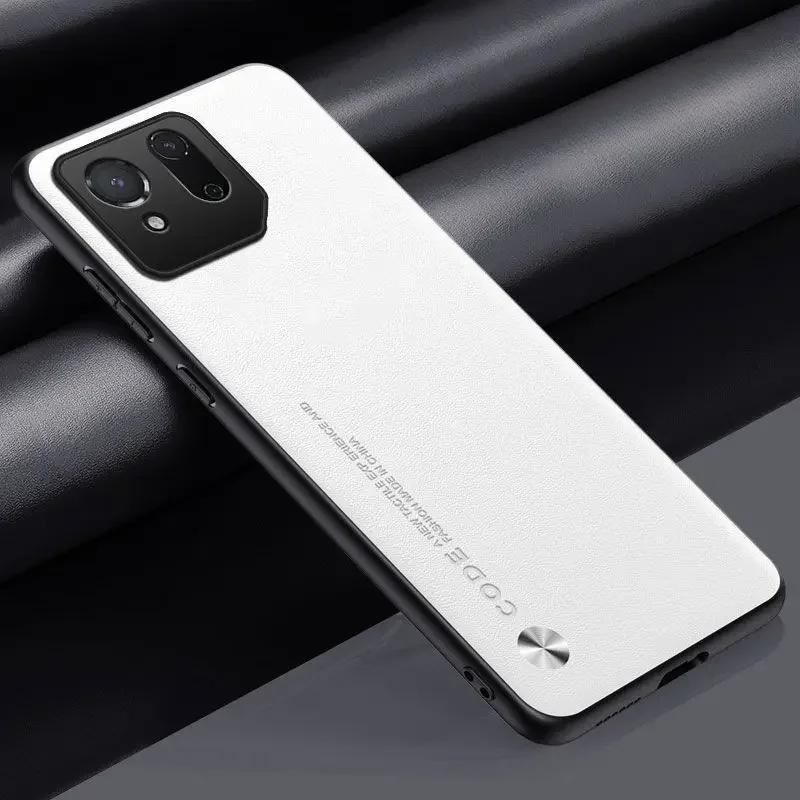 Простой кожаный чехол для телефона ROG Phone 9 Pro Матовый силиконовый мягкий бампер Чехлы для Asus ROG Phone 9 8 7 Pro 6D 6 5 3
