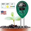 Humidity Detector Acidity Sunlight Monitor Moisture Sunlight Testing pH Test Meter 3in1 Soil Tester