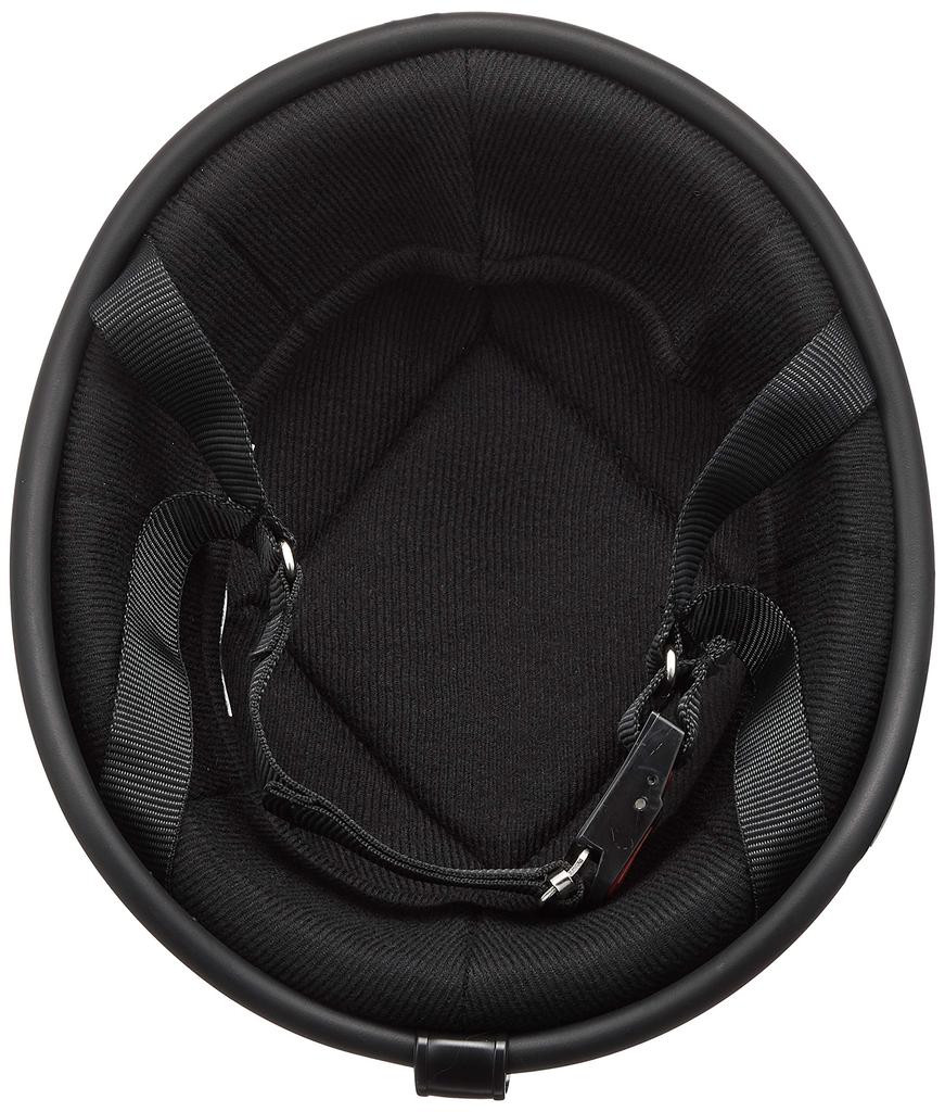 Велосипедные детали Центральный шлем Half Ducktail Матовый черный Свободный размер окружности, чем 7117 (Голова 57см~менее 60см)