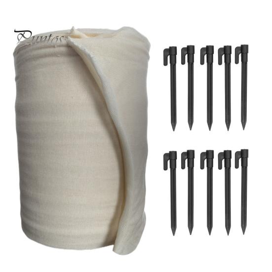 1 Set Halloween Spider Web with Stakes Glow In The Dark Stretchy Fabric DIY Cuttable Reusable Holiday Outdoor Garden Haunted House Decoration Cobweb