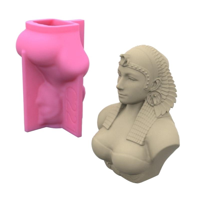Форма для египетской богини, сделай сам, западная фигура, форма для статуи, эпоксидная форма, ручная работа, формы для свечей, воска, мыла для украшений