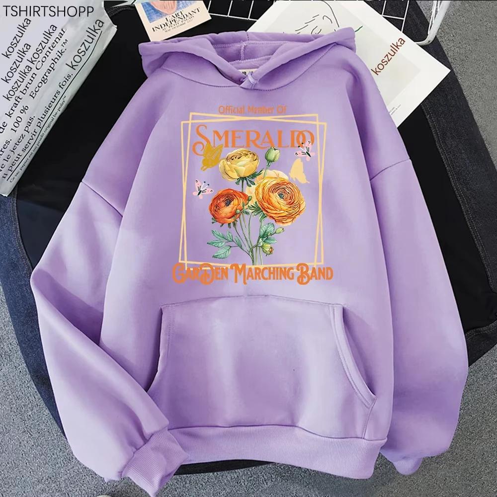 2025 Худи Jimin Muse Мода Женские Smeraldo Garden Худи для Марширующего Оркестра Унисекс Осень Зима Эстетика Кто Пуловеры Толстовки