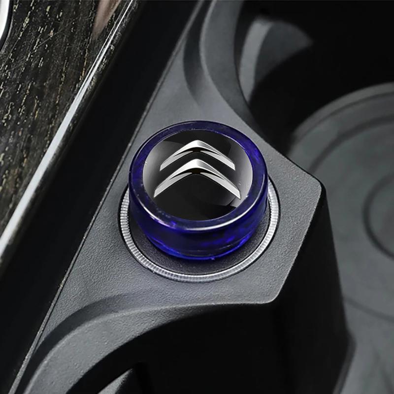 AIJ4 Citroen Car Cigarette Lighter Dust Plug Socket Cover Cap For Citroen C2 C3 C4 C5 Cactus Auto Interior Accessories (6 Colors)