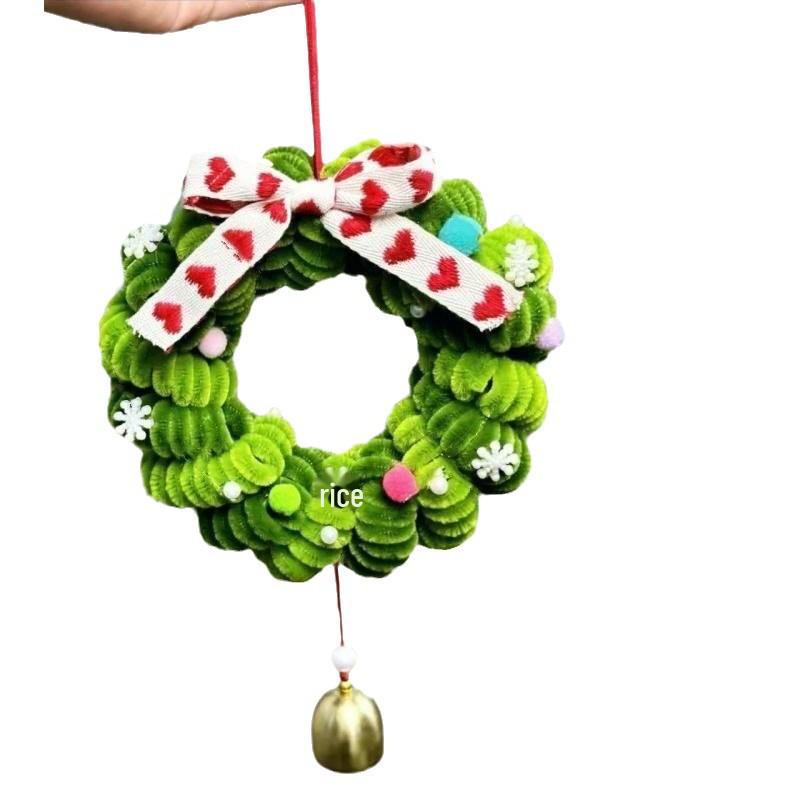 «Набор для самостоятельного изготовления рождественского венка из скрученных палочек»: Подвеска и дверное крепление"