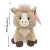 Fluffy Simulation Stuffered Pony Doll PP Cotton Long Hair Horse Stuffed Doll  Birthday Parties