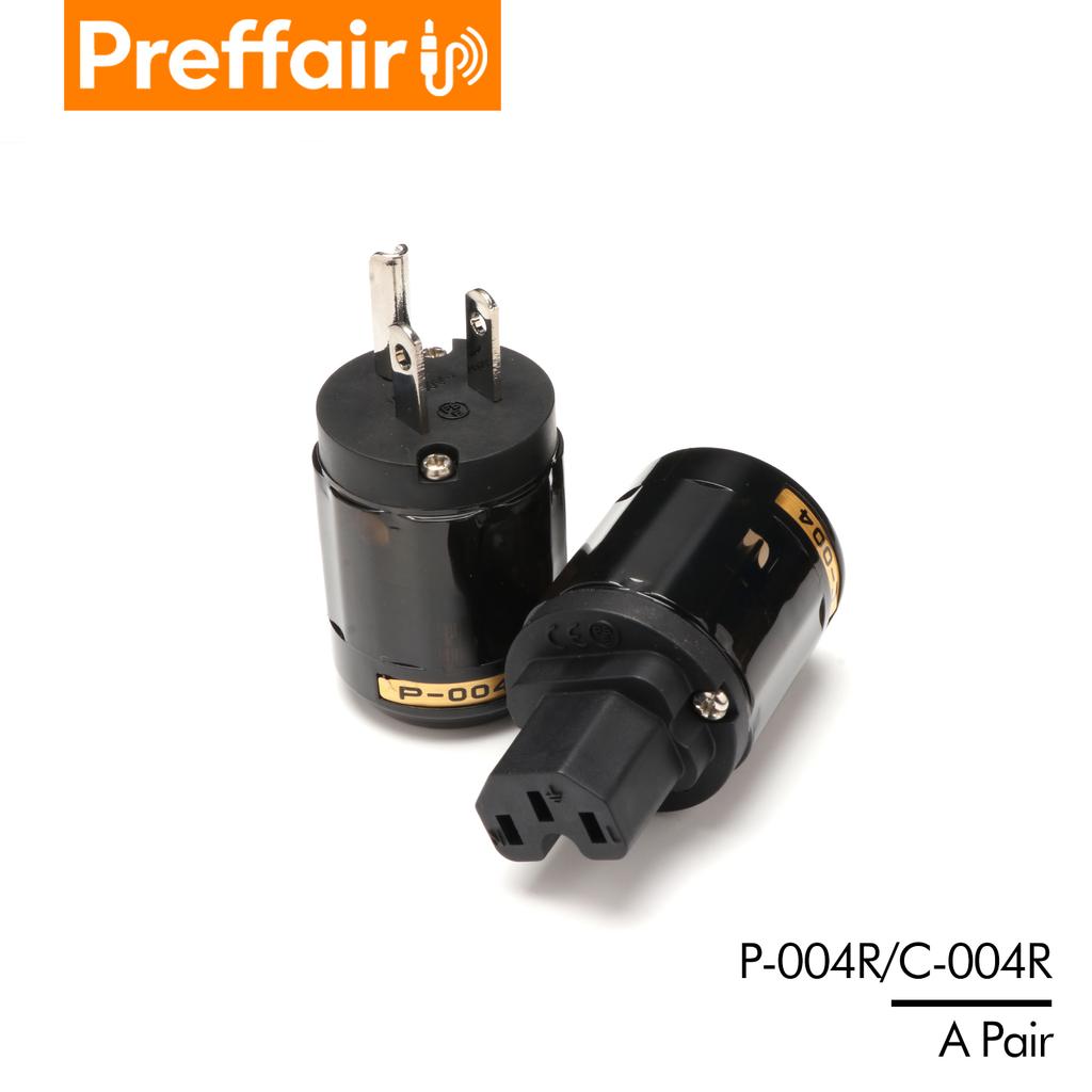 Preffair HiFi Rhodium Plated US/EU Power Plug IEC Connector Audio AMP CD Player AC Power Cord Connector Adapter for SpeakerGood product