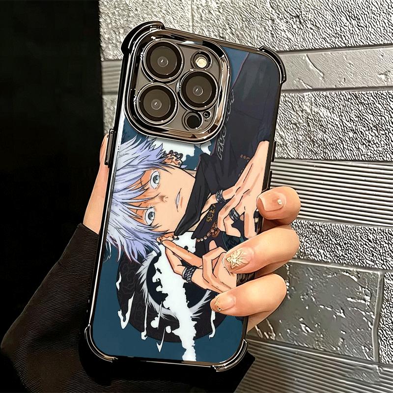 Япония Аниме JUJUSU KAISENS Мягкий чехол для телефона для iPhone 15 16 17 Air 14 Pro Max 16E Plus 13 12 Mini Покрытие Защита от падения Fundas