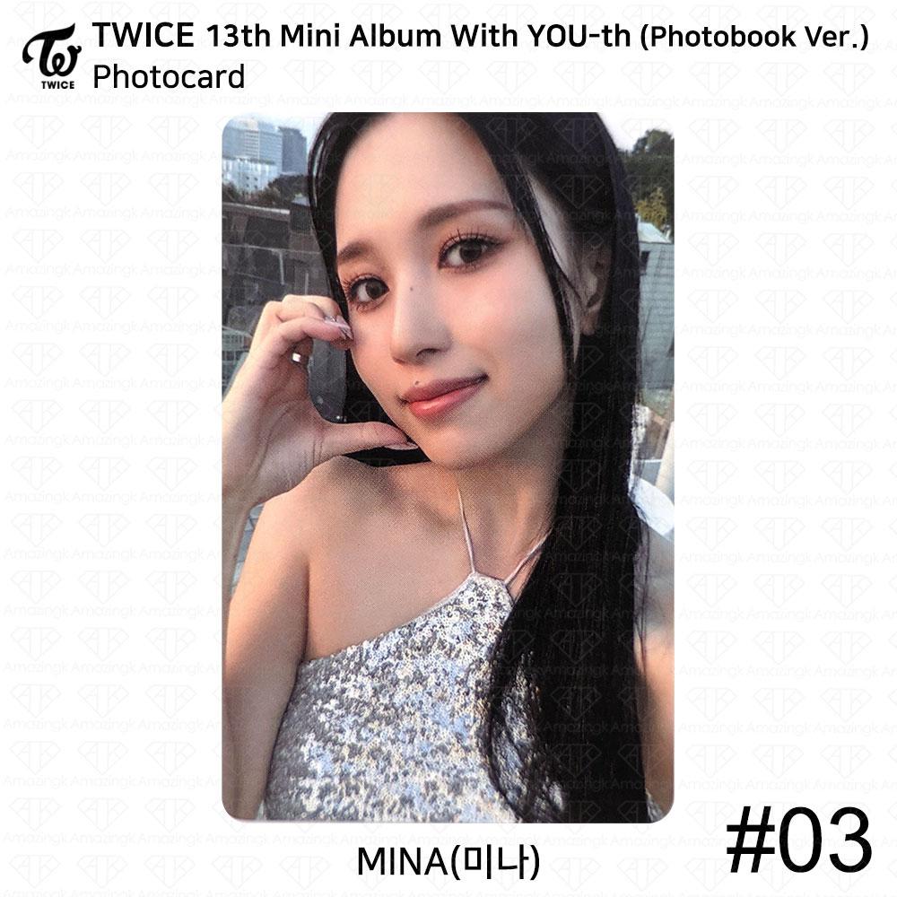 Twice 13-й мини-альбом с молодежной фотокарточкой YOU-th, постером, пленкой, стикером Mina KPOP K-POP