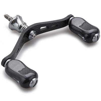 Ручка катушки HEIGHTEN 90 мм с карбоновой ручкой 21 мм для Shimano Daiwa Карбоновая ручка для спиннинговой катушки Gourd Series 1.5K (Бронзовый) (752)
