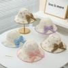 Kawaii Baby Fishermen Hat Bowknot Kids Bucket Hat Sunscreen Children Sun Hat  Apparel Accessories