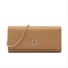 Mari Eclaire Highly Recommended Favorite Charming Natural Leather Chain Long Wallet