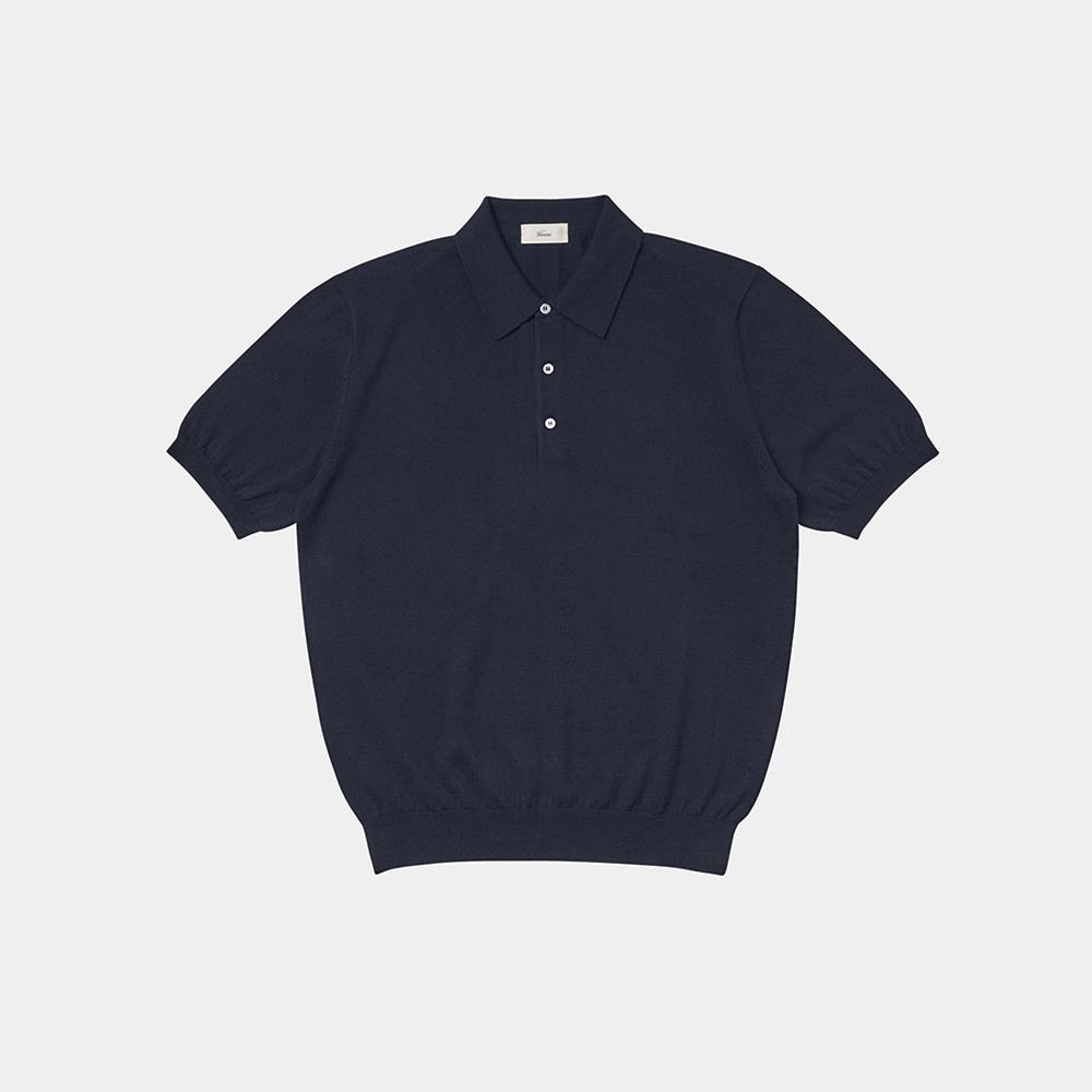 VERNO 24Ss Essential Polo Knit Navy