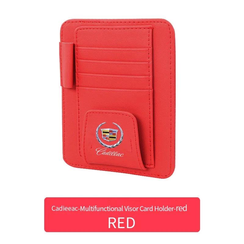 Car Sun Visor Sunglasses Clip Card Holder for Cadillac Seville XT4 CT4 SLR STS EXT CTS Escalade CT5 Coupe Auto Accessories tbhgm88
