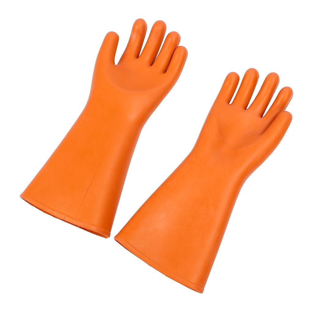 Защитные рабочие перчатки из толстой резины 25000 В 12 кВ, высоковольтные изолированные перчатки электрика