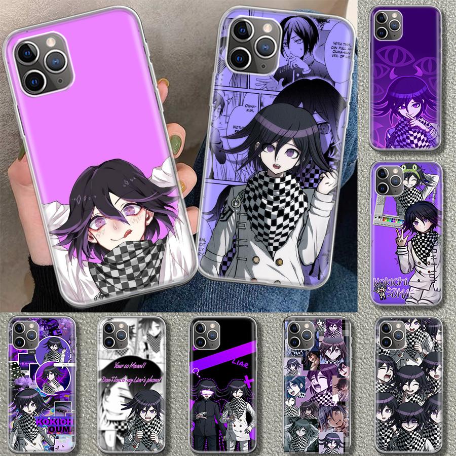 Чехол для телефона Danganronpa Кокичи Ома для iPhone 11 12 13 Mini 14 15 Plus 16 Pro Max 17 Air 7 8 + SE Художественный Индивидуальный Fundas 1