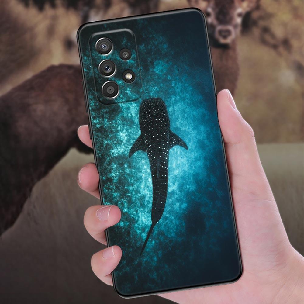 Whale Shark Ocean Phone Cover Galaxy A55 5G Case For Samsung A35 A34 A53 A54 A52 A51 A71 A73 A72 A42 A91 A31 A32 A33 Back Cases