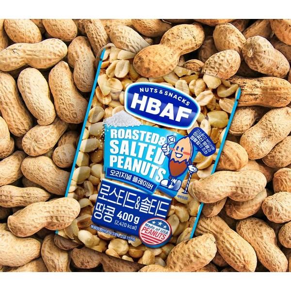 Жареный и соленый арахис Barf, 400 г, 2 шт., корейские орехи