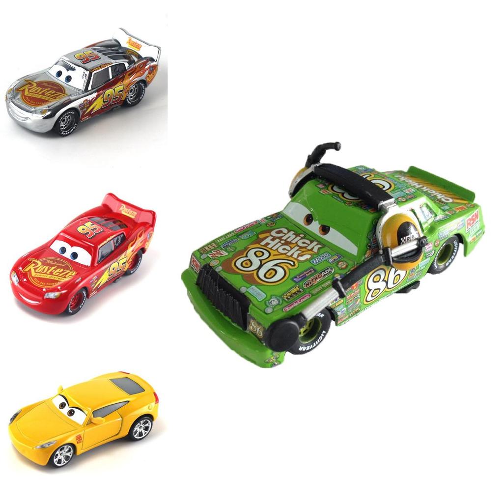 Disney Cars 95 Динозавр Серый Маккуин Сплав Детская Игрушечная Машинка Модель