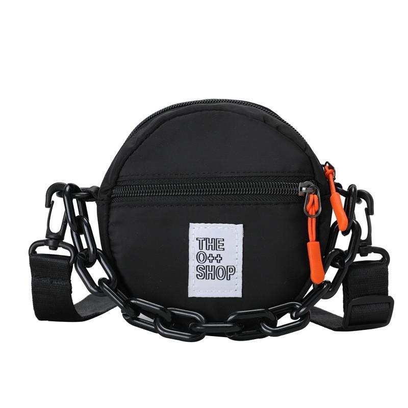 Стильная мини-круглая сумка из нейлона для детей Легкий и модный детский кошелек