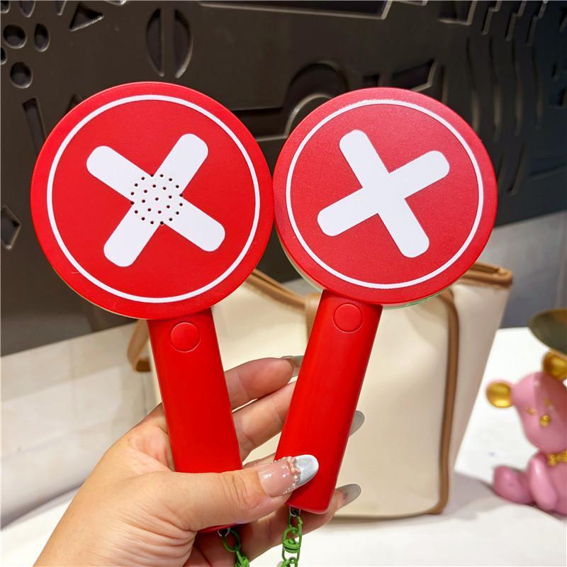 Right Wrong Answer Paddles with Buzzer Sound Non-Slip Ergonomic Handle for Classroom Interactive Question Answer Games