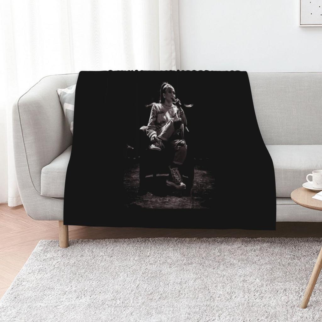 CLASSIC WHITE BLACK EVA QUEEN Throw Blanket Cozy Throw Blanket for Bed Sofa Chair