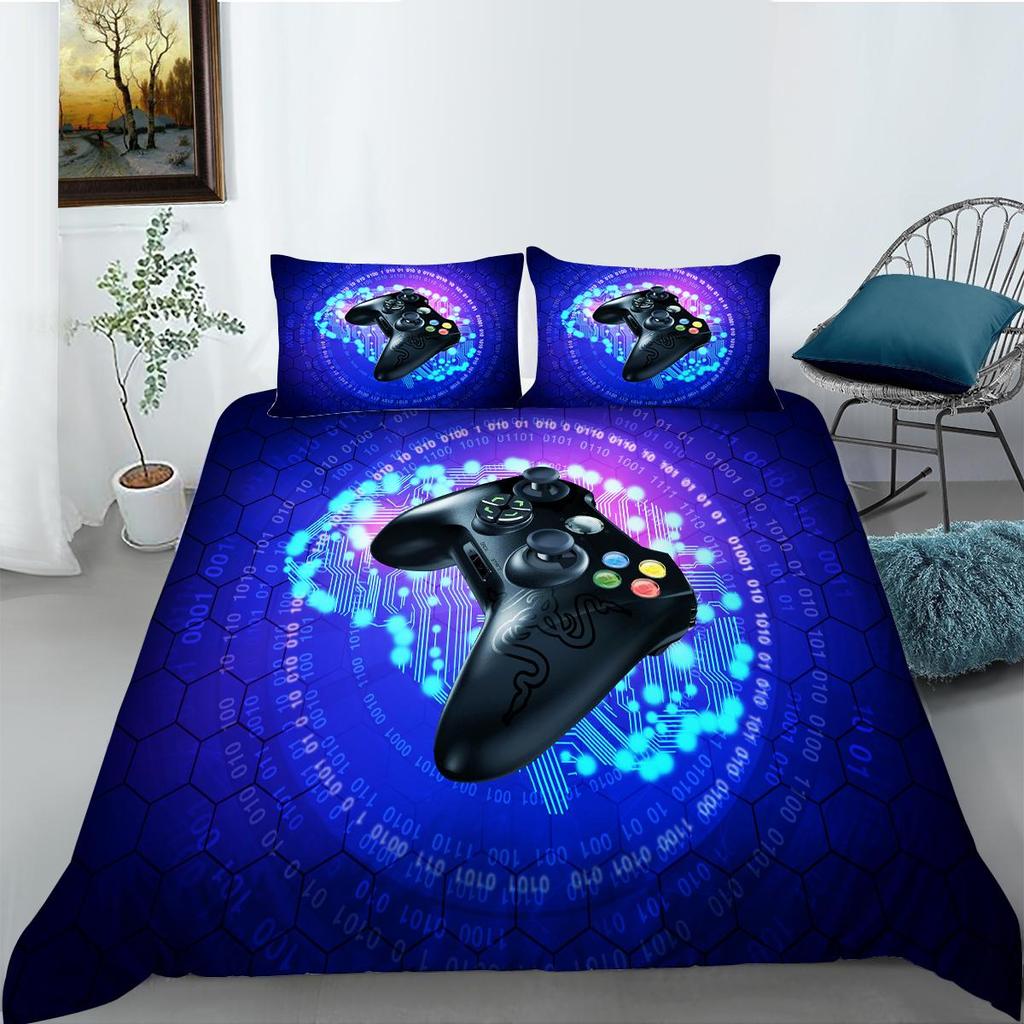 Комплект постельного белья для дома, пододеяльник с игровой мышью, наволочка, комплект домашнего постельного белья, полноразмерная односпальная/двуспальная кровать в Австралии, ЕС/США