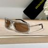 2025 Новые женские солнцезащитные очки с инкрустацией искусственными бриллиантами, роскошный дизайнерский стиль, женские солнцезащитные очки для путешествий и шопинга, для вождения, UV400
