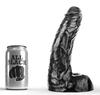 AB67 Ray All Black Dildo 22 X 6.5cm - All Black - XL Dildos - Width + 6cm