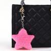 Mini Star Plush Pendant Portable Backpack Hanging Ornament Cute Pentagram Bag Charm  Bag