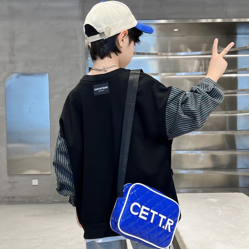 Осенний свитшот для мальчиков 2025: Новый осенний стиль для детей среднего и старшего возраста