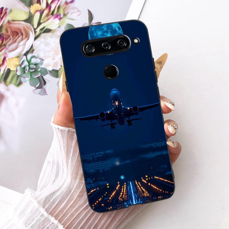 Чехол для телефона для LG V40 ThinQ Чехол Эстетичный Милый Модный Забавный Расписной Корпус для LG V40 ThinQ V405 LM-V405 LM-V409N