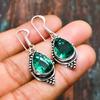 Indicolite Tourmaline, Gemstone Handmade Jewelry 925 Sterling Silver Earring For Thanksgiving