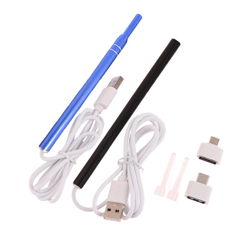 1 комплект, 5,5 мм, умный визуальный эндоскоп, ложка для чистки ушей, камера, отоскоп, инструмент для удаления ушной серы