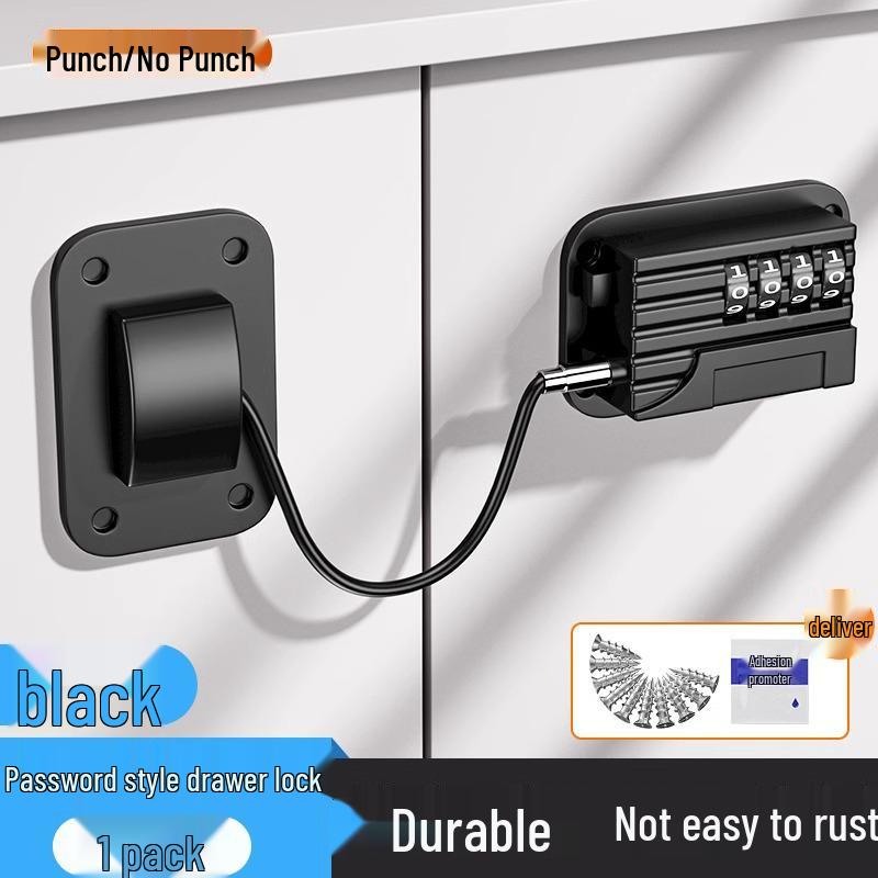 Безопасный замок-защелка для холодильника и шкафа с кодовым замком, защита от кражи, для безопасности детей