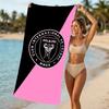 Beach Towel with Inter Miami CF Pattern - soft,absorbent,machine washable Lightweight&Modern,swimming,Travel Essentials